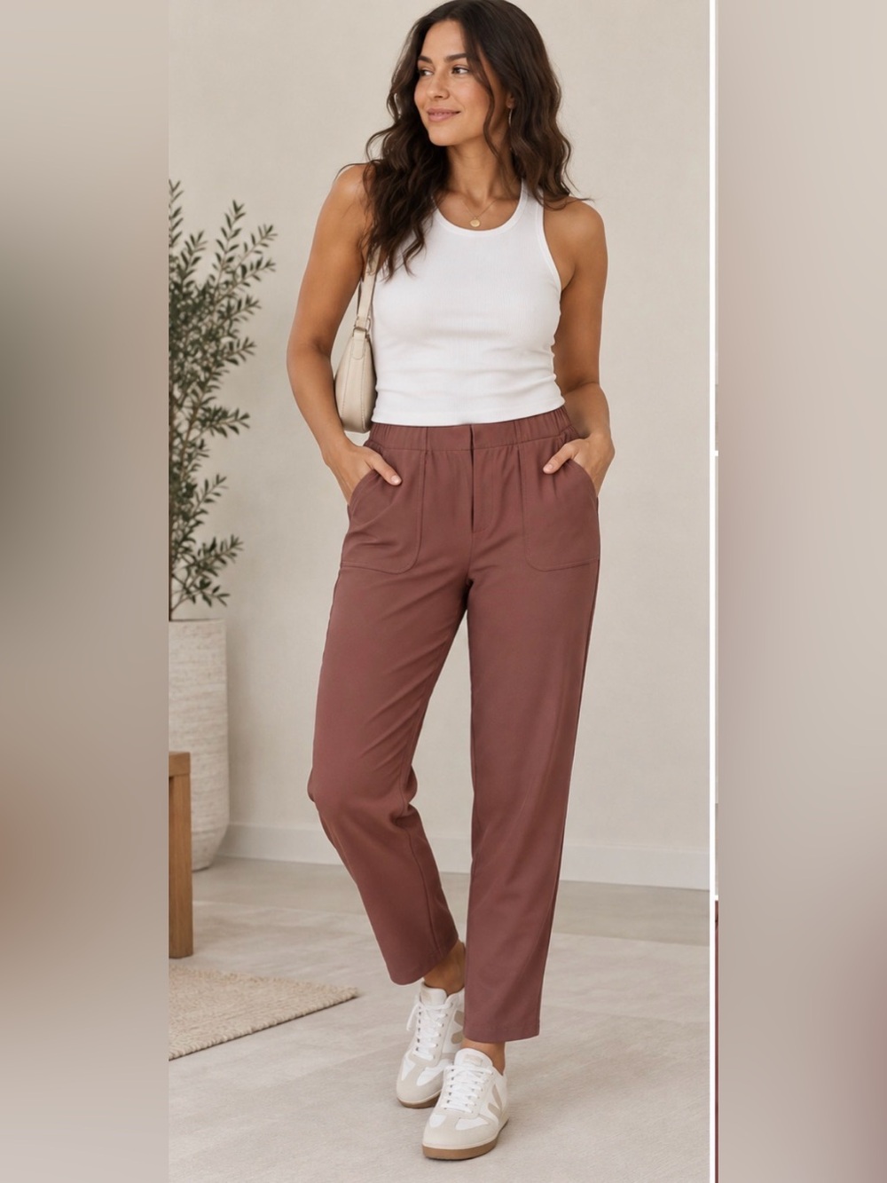 Gap Women's Rose Brown Pants